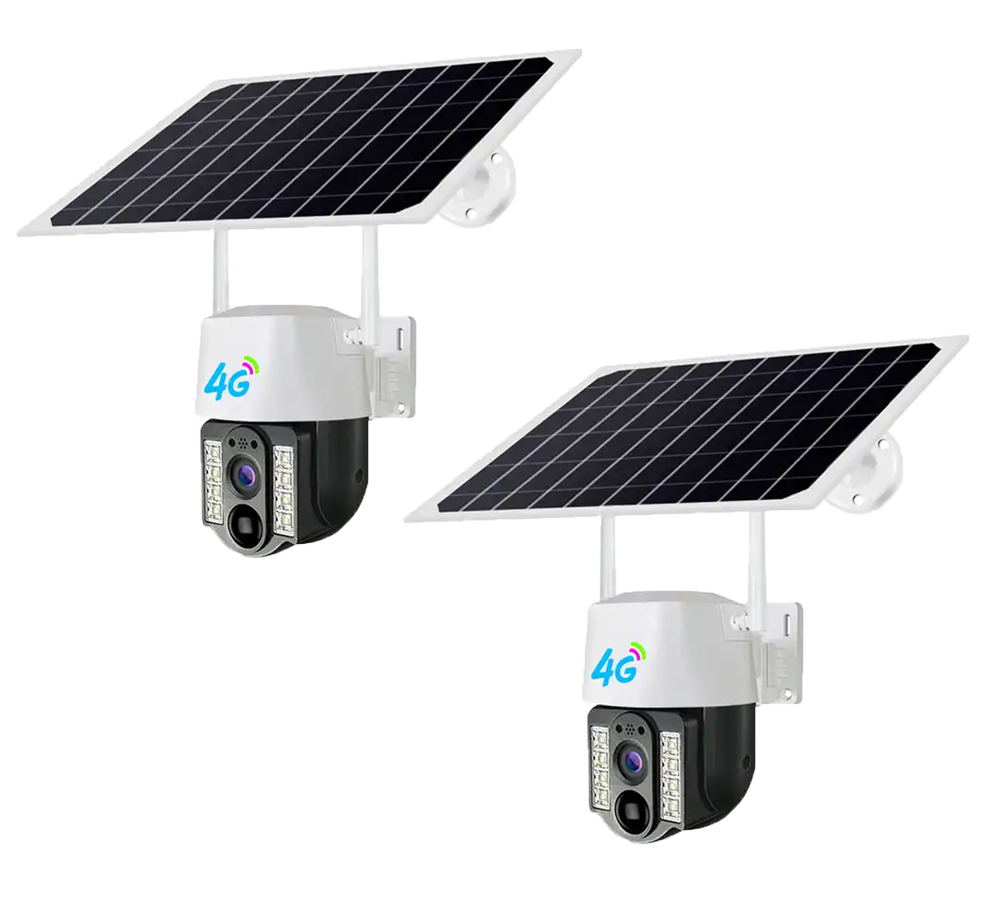 x2 Scacell Solar Power 4G Camera