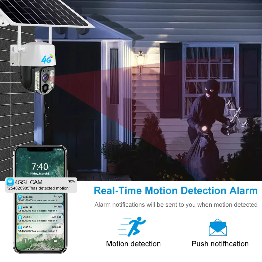 Scacell Solar Power 4G Camera