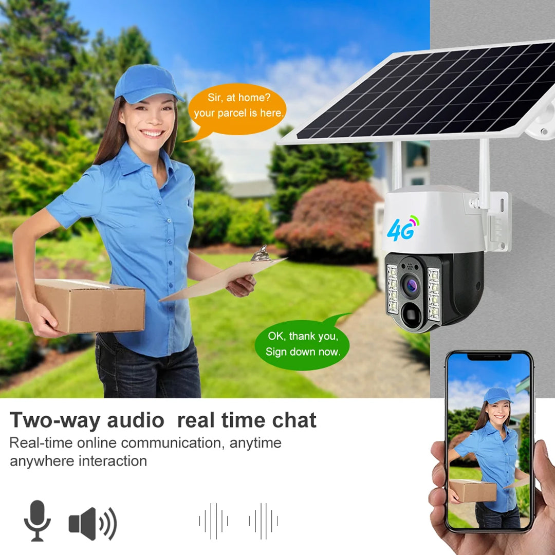Scacell Solar Power 4G Camera
