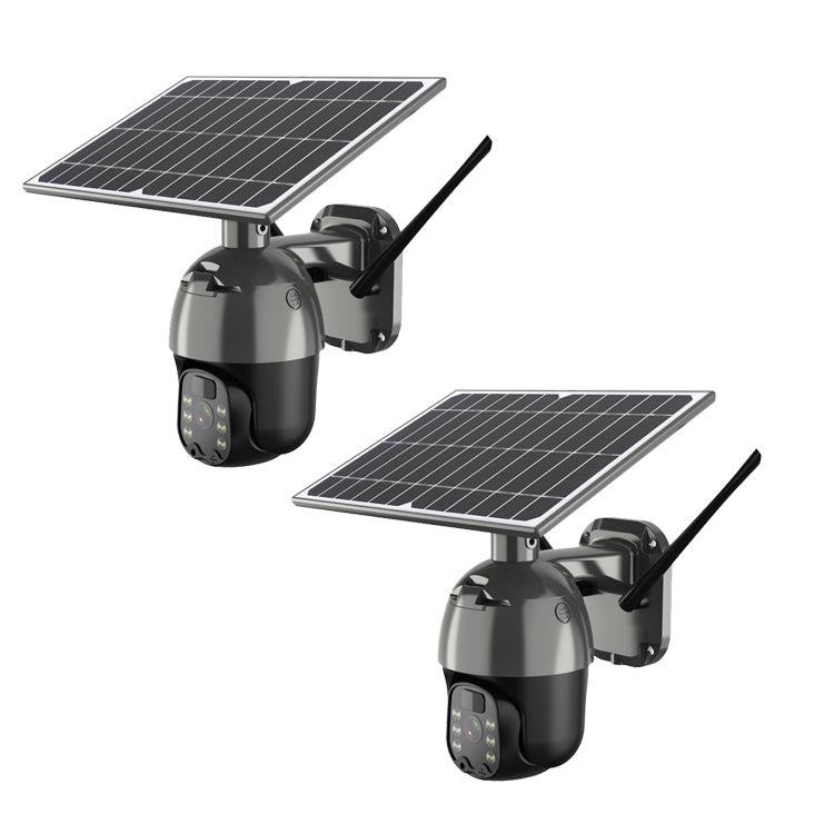 Scacell Wireless Outdoor PTZ Solar Security Camera X2