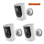 x3 Weatherproof Motion Detection Wireless IP Security Camera