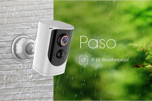 x2 Weatherproof Motion Detection Wireless IP Security Camera