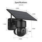 Solar Powered Security Flood Light Camera