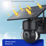 Solar Powered Security Flood Light Camera