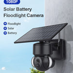 Solar Powered Security Flood Light Camera